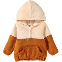 Jaqueta Infantil Menino Urso Inverno Fleece Plush Inverno Ma