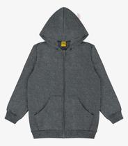 Jaqueta Infantil Moletom com Capuz Rovitex Kids Preto
