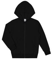 Jaqueta Infantil Moletom com Capuz Rovitex Kids Preto