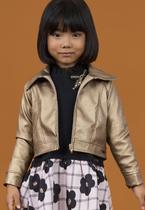 Jaqueta Infantil Pakita Dourada Jaqueta Infantil Pakita Dourada