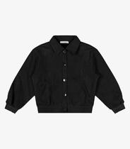 Jaqueta Infantil Suede Sarjado Trick Nick Preto Jaqueta Infantil Suede Sarjado Trick Nick Preto