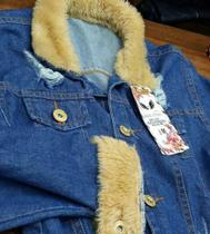 Jaqueta intermediária peluciada