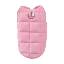 Jaqueta Inverno para Pet Cão Pequeno Porte Rosa Tam. PP n.0