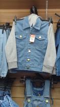 Jaqueta jeans azul escuro