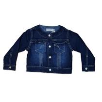 Jaqueta Jeans Baby Infantil Premium Tam GG 1 2 3 Casaco Destroyed Menina Blogueira