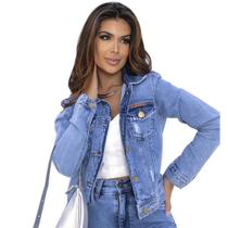 Jaqueta Jeans Básica Feminina Revanche - 51708