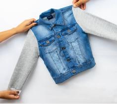 Jaqueta Jeans Bebê Unissex Mania Kids