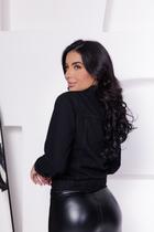 Jaqueta Jeans Bege Preta Feminina Moda Premium Tendência