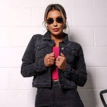 Jaqueta Jeans Black Feminina Revanche Betecas