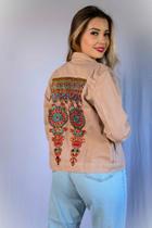 Jaqueta Jeans Bordada