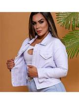 Jaqueta jeans branca