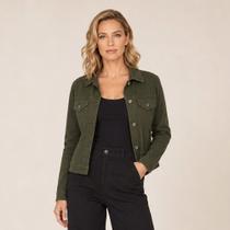 Jaqueta Jeans Color Leny Clássica