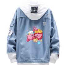 Jaqueta jeans com estampa de estilo moderno Kirby Chef Fries - MAOLA