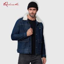 Jaqueta Jeans Com Pelinho Masculino Revanche Tupandi