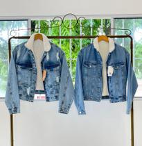 Jaqueta Jeans com Pelo