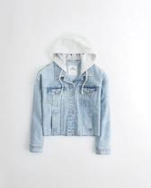 Jaqueta Jeans Cropped H Oversized Feminina