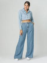 Jaqueta jeans cropped