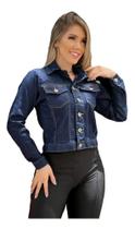 Jaqueta Jeans Curta Stars- Super Lançamento Das Blogueiras - Modelo Exclusivo - Tendência De Moda - Lemon Blue Jeans