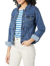 Jaqueta Jeans Denim Amazon Essentials Lavagem Média Tamanho G Jaqueta Jeans Denim Amazon Essentials Lavagem Média Tamanho G