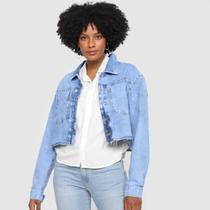 Jaqueta Jeans Denim Cropped Lisa Feminina