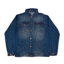 JAQUETA JEANS ECKO UNLTD FEMININO E MASCULINO SLIM Tamanho:GCor:Azul