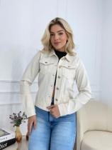 Jaqueta Jeans Feminina com Botões