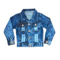 Jaqueta Jeans Feminina Infantil Casaco Menina Blogueirinha Jaqueta Jeans Feminina Infantil Casaco Menina Blogueirinha