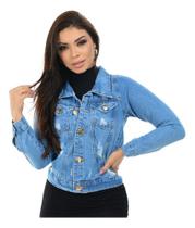 Jaqueta Jeans Feminina Lançamento Linda