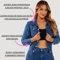 Jaqueta Jeans Feminina