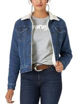 Jaqueta jeans feminina Wrangler Retro Sherpa Lined XXL Jaqueta jeans feminina Wrangler Retro Sherpa Lined XXL