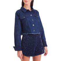 Jaqueta Jeans Forum In24 Azul Feminino