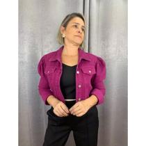 Jaqueta Jeans Fúcsia