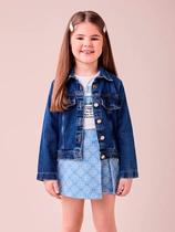 Jaqueta jeans infantil feminina h5910 momi Jaqueta jeans infantil feminina h5910 momi