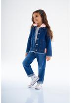 Jaqueta Jeans Infantil Feminina Up Baby