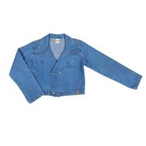 Jaqueta Jeans Infantil Feminino Botão Manga Longa Have Fun 25180 Jaqueta Jeans Infantil Feminino Botão Manga Longa Have Fun 25180