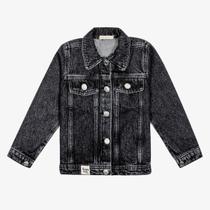 Jaqueta jeans infantil modinha Trick Nick Jaqueta jeans infantil modinha Trick Nick