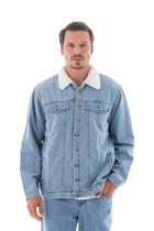 Jaqueta Jeans Masculina Arauto Com Pêlo Jaqueta Jeans Masculina Arauto Com Pêlo