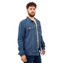 Jaqueta Jeans Masculina com Bolsos 22599