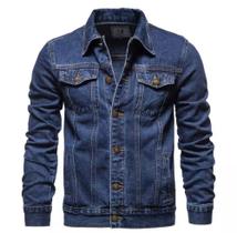Jaqueta Jeans Masculina Moderna Slim