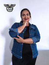 Jaqueta Jeans Plus Size Feminina