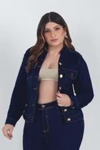 Jaqueta jeans plus size gold ref:1252