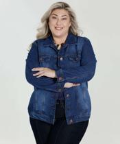 Jaqueta Jeans Plus Size