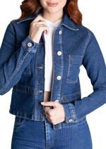 Jaqueta Jeans Sawary - 279140 Azul