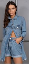 Jaqueta jeans strass Jaqueta jeans strass