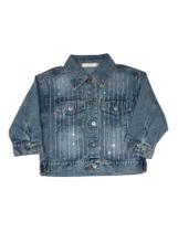 Jaqueta Jeans Strass Jaqueta Jeans Strass