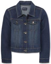 Jaqueta jeans The Children's Place Girls Dk Stone Tamanho XXL (16)