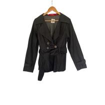 Jaqueta Jeans Wear Fem Com Cinto Tan Tan