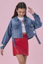 Jaqueta Juvenil Jeans Vanilla Cream Jaqueta Juvenil Jeans Vanilla Cream