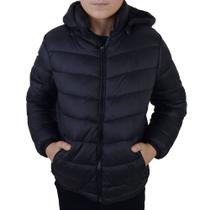 Jaqueta Juvenil Meninos The Polo Peluciada Preta B444