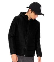 Jaqueta Juvenil Trick Nick Menino Puffer Preto 6091633 Jaqueta Juvenil Trick Nick Menino Puffer Preto 6091633